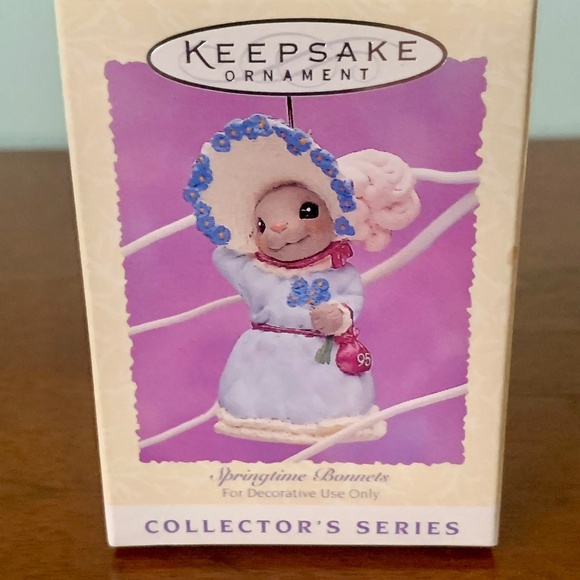 Hallmark Springtime Bonnets Easter Collection 1995 #3 in Series - Picture 2 of 7